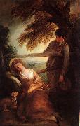 Thomas Gainsborough Haymaker and Sleeping Girl USA oil painting reproduction